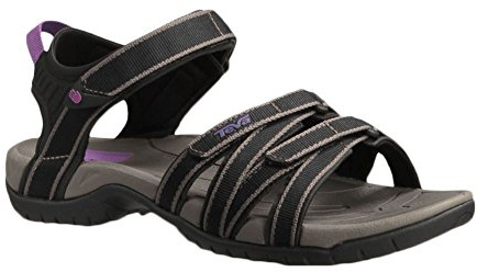 Teva Tirra, sandaler dam, Svart svart grå, 37.5 EU