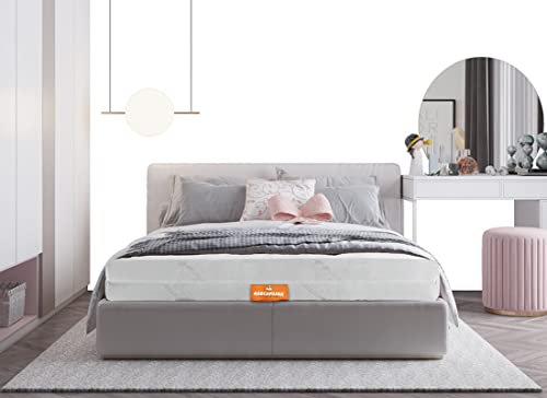 Marcapiuma Einzelmatratze Memory 80x195 Höhe 15 cm - Sunrise - H2 mittel Medizinprodukt - Massage Relax Ergonomischer Bezug abnehmbar 5 Zonen milbendicht 100% Made in Italy