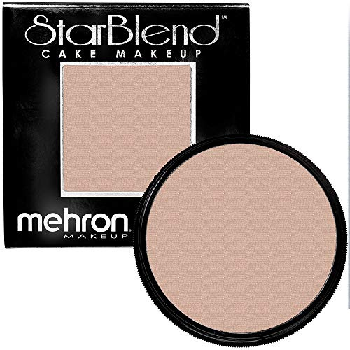 Mehron Makeup StarBlend - LIGHT OLIVE, Wet/Dry Pressed Powder Foundation