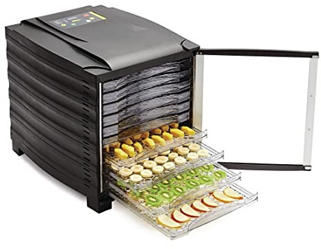 Buffalo Déshydrateur 10 plateaux avec minuterie et porte 480 x 362 x 415 mm