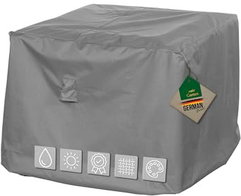 Mehr Garten Schutzhülle Gartensessel 100x100x80 cm, 600D Oxford | wasserdicht, UV-beständig, reißfest und winterfest - robuste Abdeckung für Loungesessel mit Kordelzug für sicheren Halt