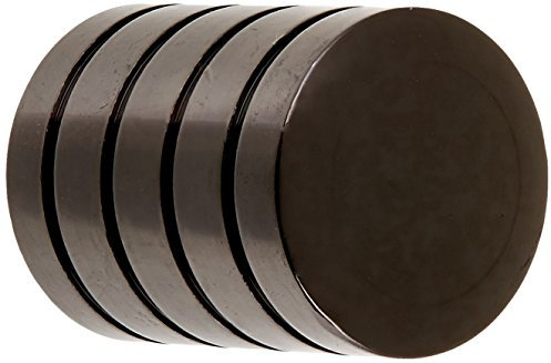 Laurey 26212 Cabinet Hardware 5/8-Inch Cylinder Knob, Black Nickel
