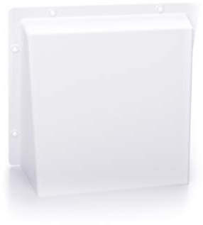 Rytons Building Products ABC8WH Light and Draught Reducing Airbrick Cowl Hood Cover, White | Reduces light and draughts, Surface-mount design, Weather protection