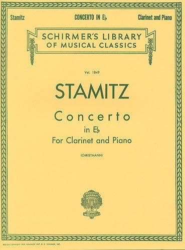 Konzert Es-Dur für Klarinette und Orchester: für Klarinette und Klavier
