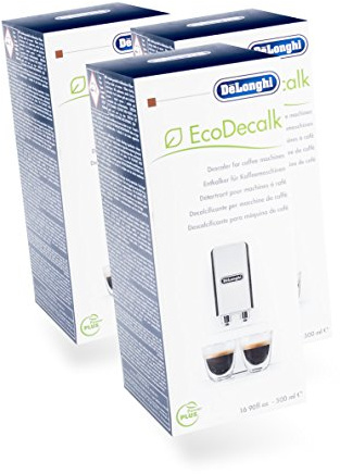 3 x DeLonghi Entkalker/ EcoDecalk für Kaffevollautomaten und Kaffeemaschinen/ je 500ml/ PowerPlus / DLSC500