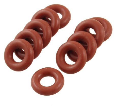 sourcing map 10 PCS Silikon O Ring Dichtung Dichtung 5 mm x 11 mm x 3 mm