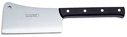 Dick kleines breites Hackbeil 20 cm - mit langem Griff - zum zerteilen und zerteilen von Fleisch oder Fisch