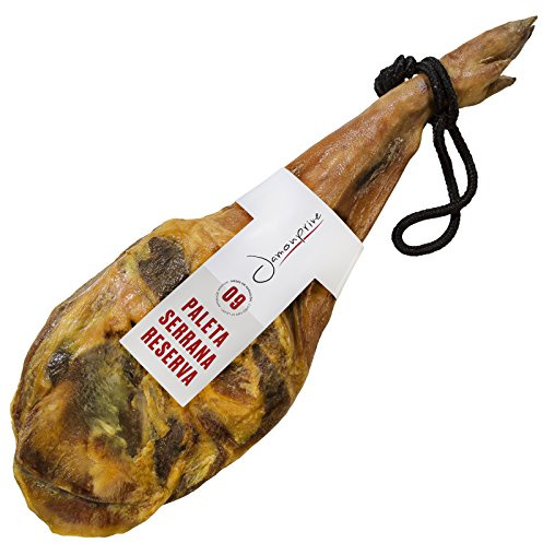 Serrano Skinka Rimmad (Skuldra) Reserva 4 – 4.5 Kg - Jamon Serrano - Spanska Ham Jamonprive