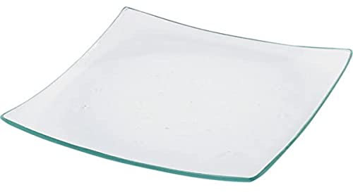Creativ 55775 Piatto in vetro, dimensioni 11,5x11,5 cm, quadrato, 12 pz