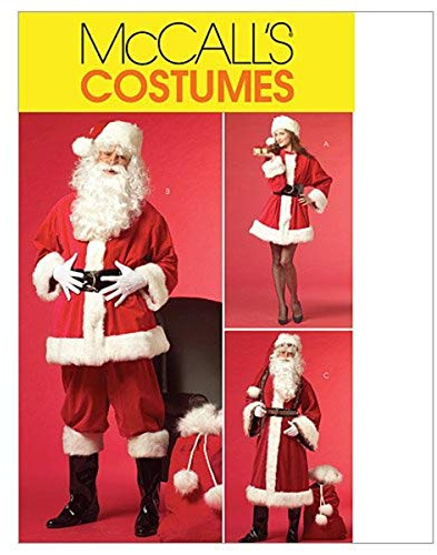 McCall's M5550 - Patrones de Costura para Disfraz de Papá Noel (3 diseños)