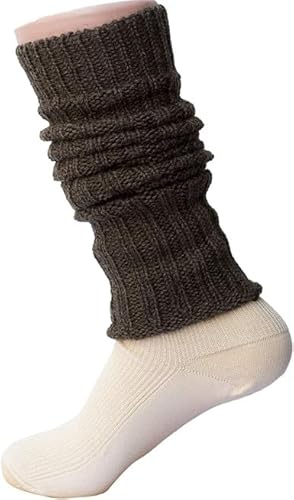 Hirsch Natur, Beinstulpen, 100% Wolle (kbT) (Braun)