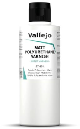 Vallejo - 3027651 27651 Barniz Poliuretano Mate 200ML, Multicolor (3027651)