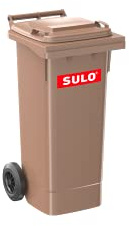Sulo müllgrossbehälter móvil, 60 l, Color marrón