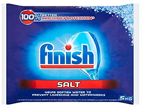 Finish Dishwasher Salt Box, 5kg, Prevents Limescale Build Up, Effective against Hard Water