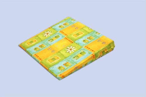 Theraline Das Sitzkeilkissen inkl. Bezug ca. 38 cm x 38 cm x 7/1 cm, Motiv 46 Carree