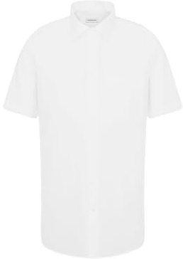 Chemise business homme Seidensticker - coupe classique - sans repassage - col Kent - manches courtes - 100% coton ,Weiß (Weiß 1) ,38