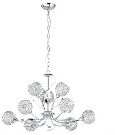 Kronleuchter 5-flammig Bellis II Finish: Chrome