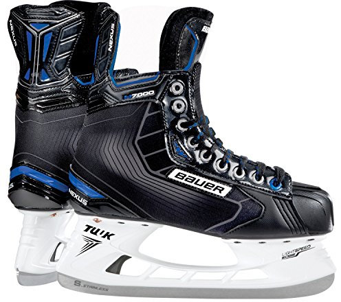 Bauer Herren Schlittschuh Nexus N7000 Senior, schwarz/Silber, 06.0/40.5