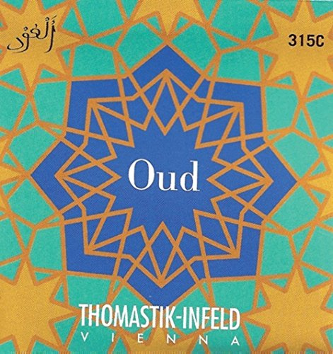 Thomastik Saiten für Arabische Aoud Satz 10-saitig mit D-Saiten blank