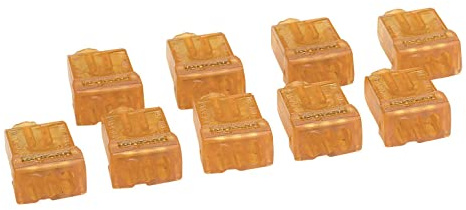 Legrand LEG98483 - Morsetto di connessione Nybloc auto, per fili rigidi, 9 morsetti per 3 fili, colore: Arancione