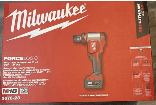 Milwaukee 2676-23 M18 Forcelogic - Herramienta de eliminación de 10 toneladas de 1/2 a 4 pulgadas