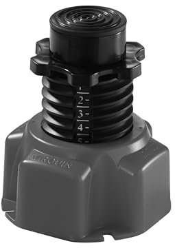 Wirquin 30719799 Set 4 Füße Duschtasse Schwarz