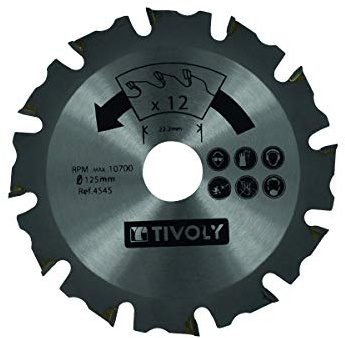 Tivoly XT50512004545 Lame de Scie, Gris