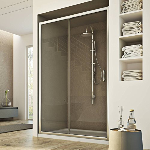 Porte Douche 140CM H185 transparent modèle Replay 1 Portillon