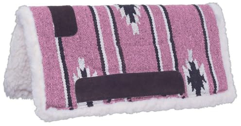 Tough 1 Mini Western Schabracke rosa/schwarz/Creme, 19 x 19