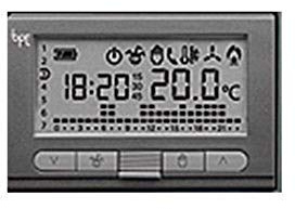 Bpt th350 crono termostato digitale settimanale 69409100 grigio antracite