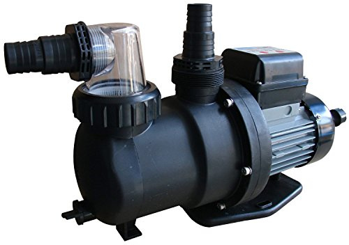 Miganeo 8,5m? Ersatzpumpe 75-T f?r Sandfilteranlage Speedclean - 450 W mit integrierter Zeitschaltuhr Schwarz
