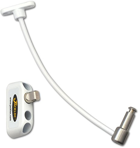 Jackloc Window Restrictor Push & Turn White