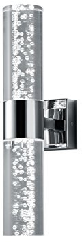 Trio Leuchten LED Wandleuchte Bolsa 282410206, Metall chrom, 2x 3.2 Watt |