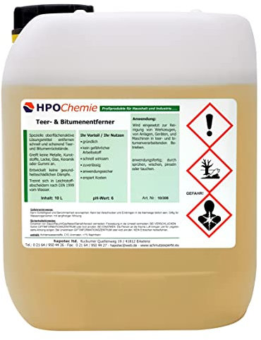 HPOChemie Teer- und Bitumenentferner - schnell wirksam - 5ltr.