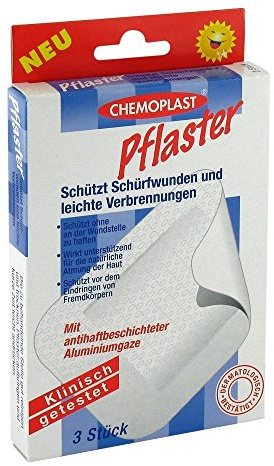 Pflaster m.Aluminiumgaze Schürfwunden