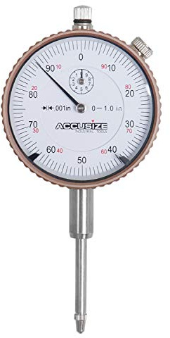 Accusize Industrial Tools 0-1'' by 0.001'' Dial Indicators, P900-S102