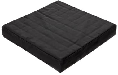 Seat Cushion / Seat Booster with Cube Structure for Anti-Decubitus Pressure Mark Relief 40 x 40 x 5 cm / Noticeable Relief when Sitting / Cover Made of 100 % Cotton / Anthracite