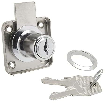 WOLFPACK LINEA PROFESIONAL Cerradura Mueble para Cajon 361/25 mm. Cromado