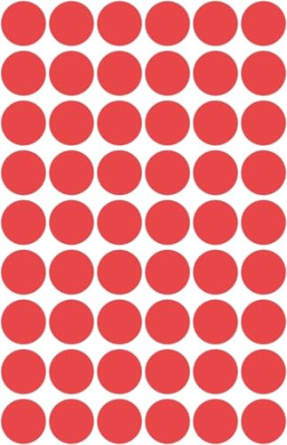 AVERY Zweckform 10 x Markierungspunkte 12mm VE=270 Stück rot