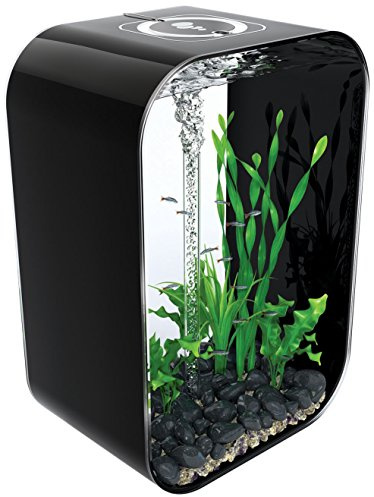 biOrb LIFE 60, schwarz - innovatives Design-Aquarium / Komplett-Set aus Acryl-Glas mit LED-Beleuchtung, Filter-System und Boden-Keramik