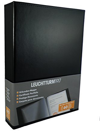 Leuchtturm1917 342494 Urkunden-Mappe, 60 Hüllen