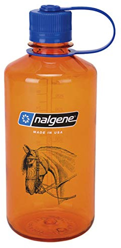 Nalgene Everyday Trinkflasche, 1 L, Orange/Pferdemotiv, 1 Liter