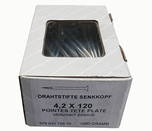 SWG 1 kg chiodi a testa svasata 4,2 x 120 mm zincati – 97994212070