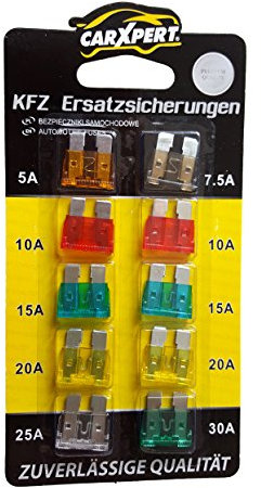 VOITURE-fusibles plats de 7,5 à 30 amp neuf lot de 10