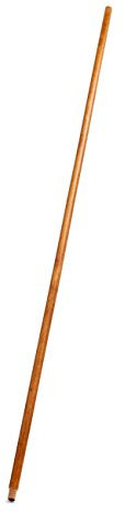 Rubbermaid Commercial Products Broom Handle with Threaded Tip, 60-Inch Lacquered Wood Handle for Floor Cleaning/Sweeping in Home/Office, Pack of 12