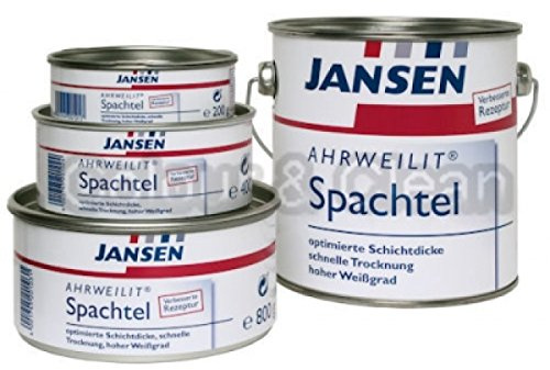 JANSEN Ahrweilit Spachtel 800g hochwertiger Malerspachtel f. Holz Metall Altputz
