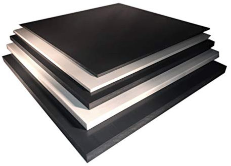 PVC Hart Platte Hartplatte 700x500x8mm hellgrau