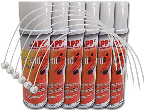 APP 6x 500ml Hohlraumversiegelung Hohlraumwachs, Transparent, Wachs, Versiegelung, 2507510031