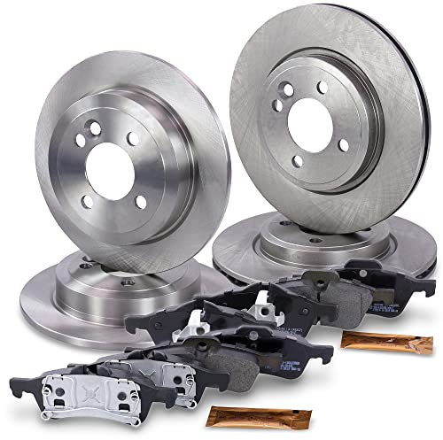 BESTPRICE Set freni incl. dischi freno anteriori Ø 276 mm + posteriori Ø 259 mm + pastiglie freno anteriori e posteriori, compatibili con MINI MINI (R50, R53)