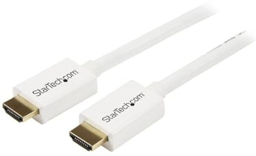 StarTech HD3MM5MW HDMI CL3-Installationskabel HDMI A-Stecker auf Stecker, 5m, weiß